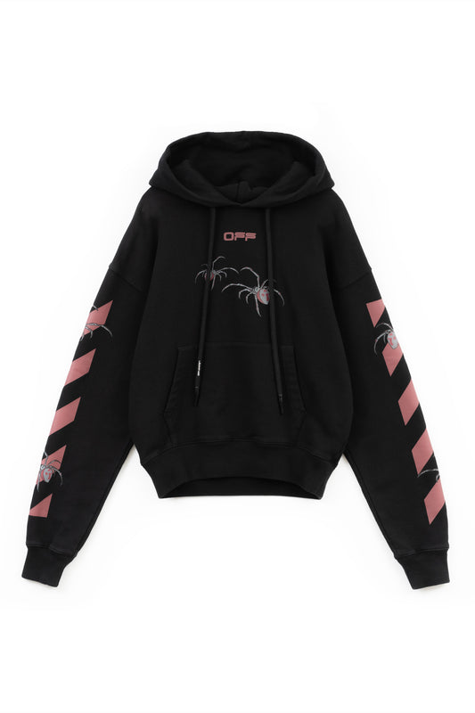 Off-White-Pullover aus schwarzer Baumwolle