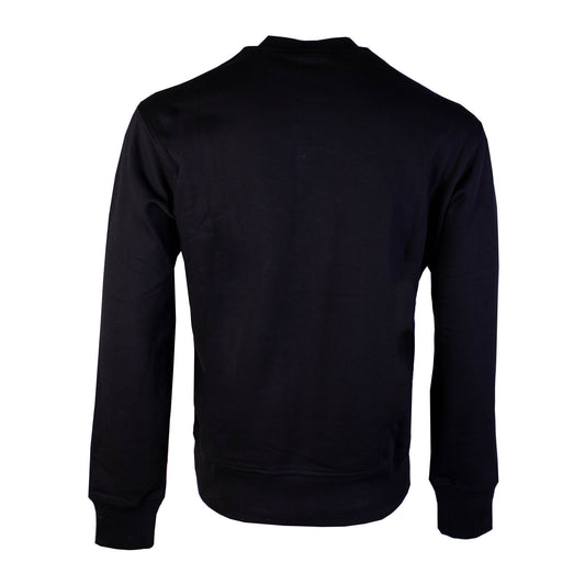 Versace Black Cotton Galaxy Sweatshirt