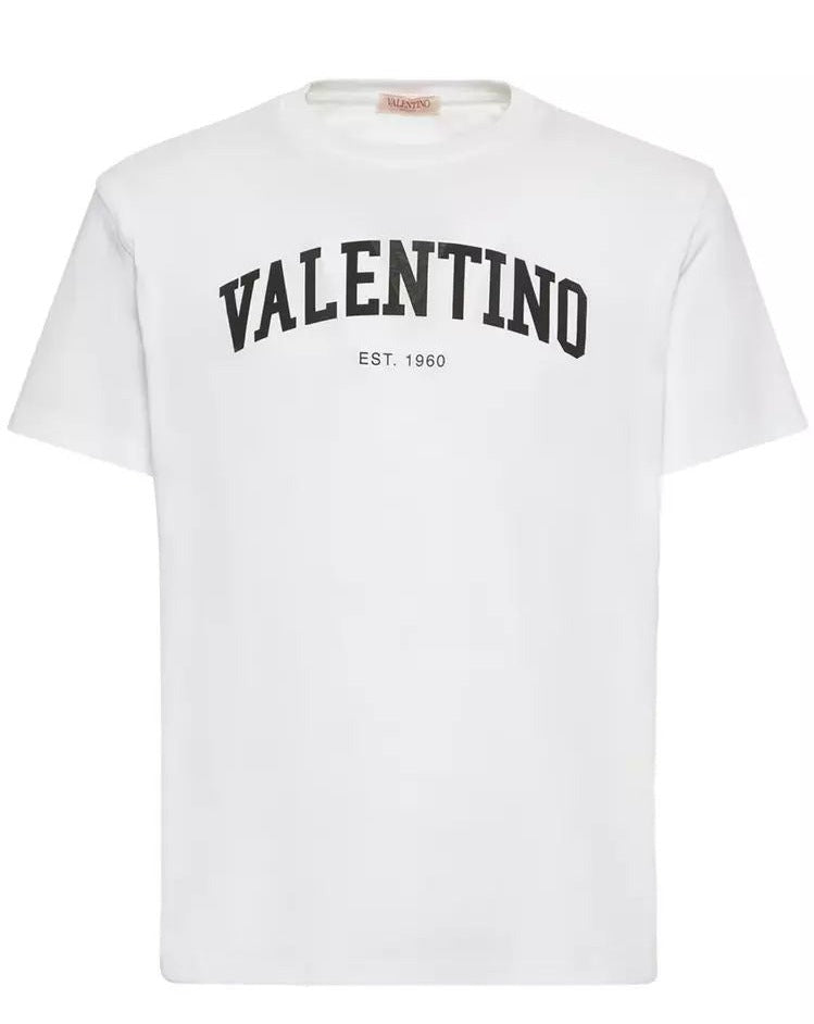 Valentino White Cotton T-Shirt