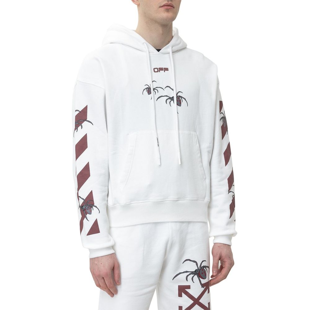 Off-White-Pullover aus weißer Baumwolle