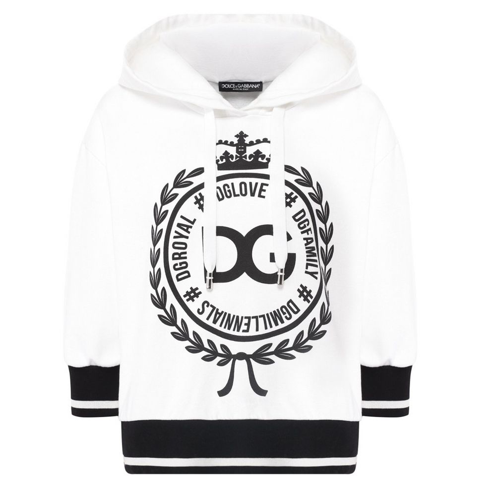 Dolce &amp; Gabbana White Cotton Sweater