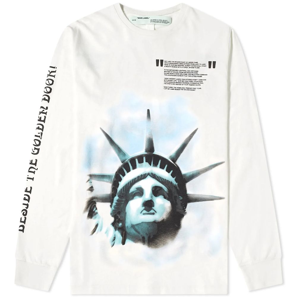 Off-White-T-Shirt aus weißer Baumwolle