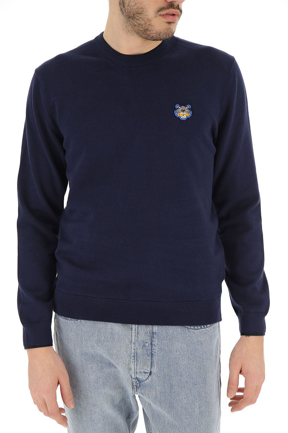 Kenzo Blauer Baumwollpullover