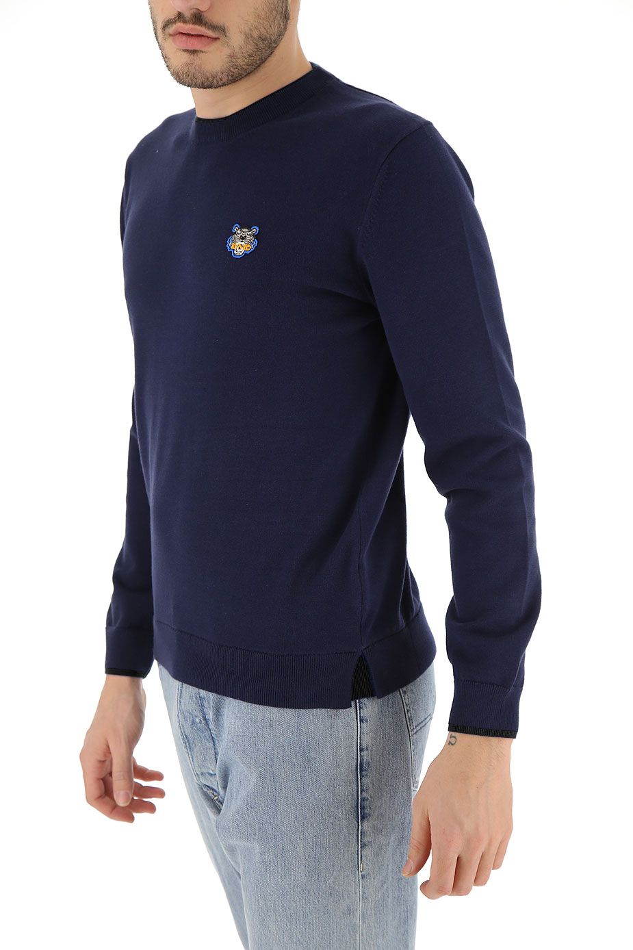 Kenzo Blauer Baumwollpullover